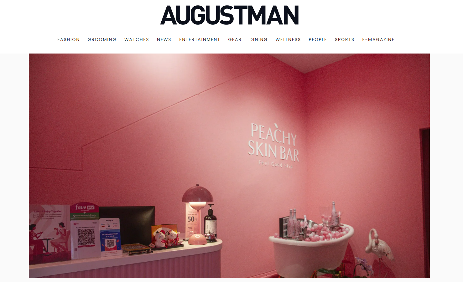 Augustman | Peach Skin Bar
